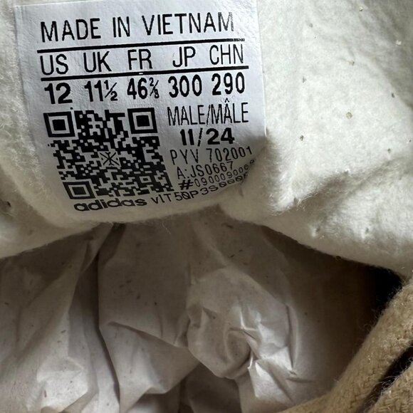 adidas Gazelle Indoor Pro Yellow Charcoal Size 12 - | NWB - Picture 8 of 10